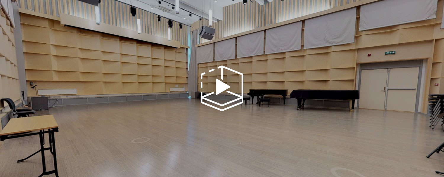 3D-visning Øvingsrom musikk i Kristiansand