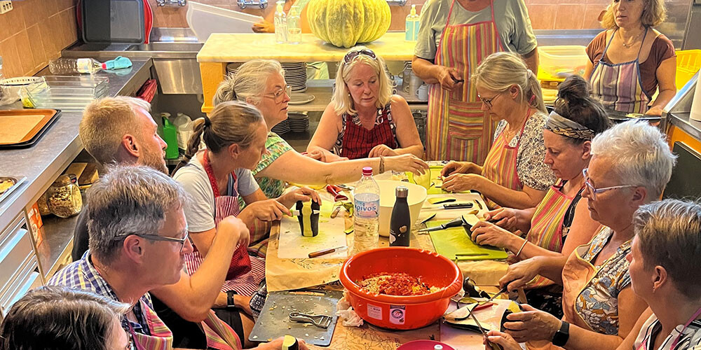 People making food together (photo)